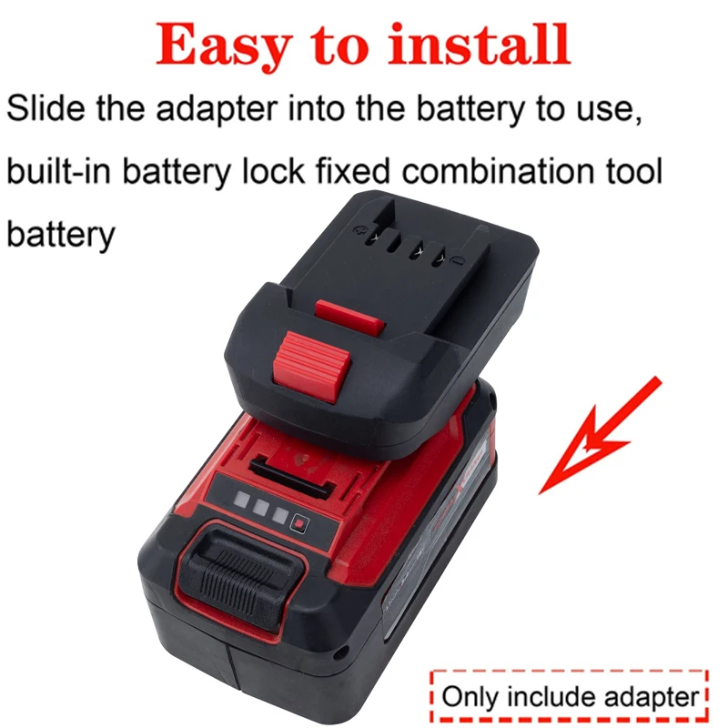 Battery Adapter/Converter for Lidl Parkside X20V Li-ion tool to Einhell X-Change/OZITO 18V Li-ion Battery Adapter Tool Accessory