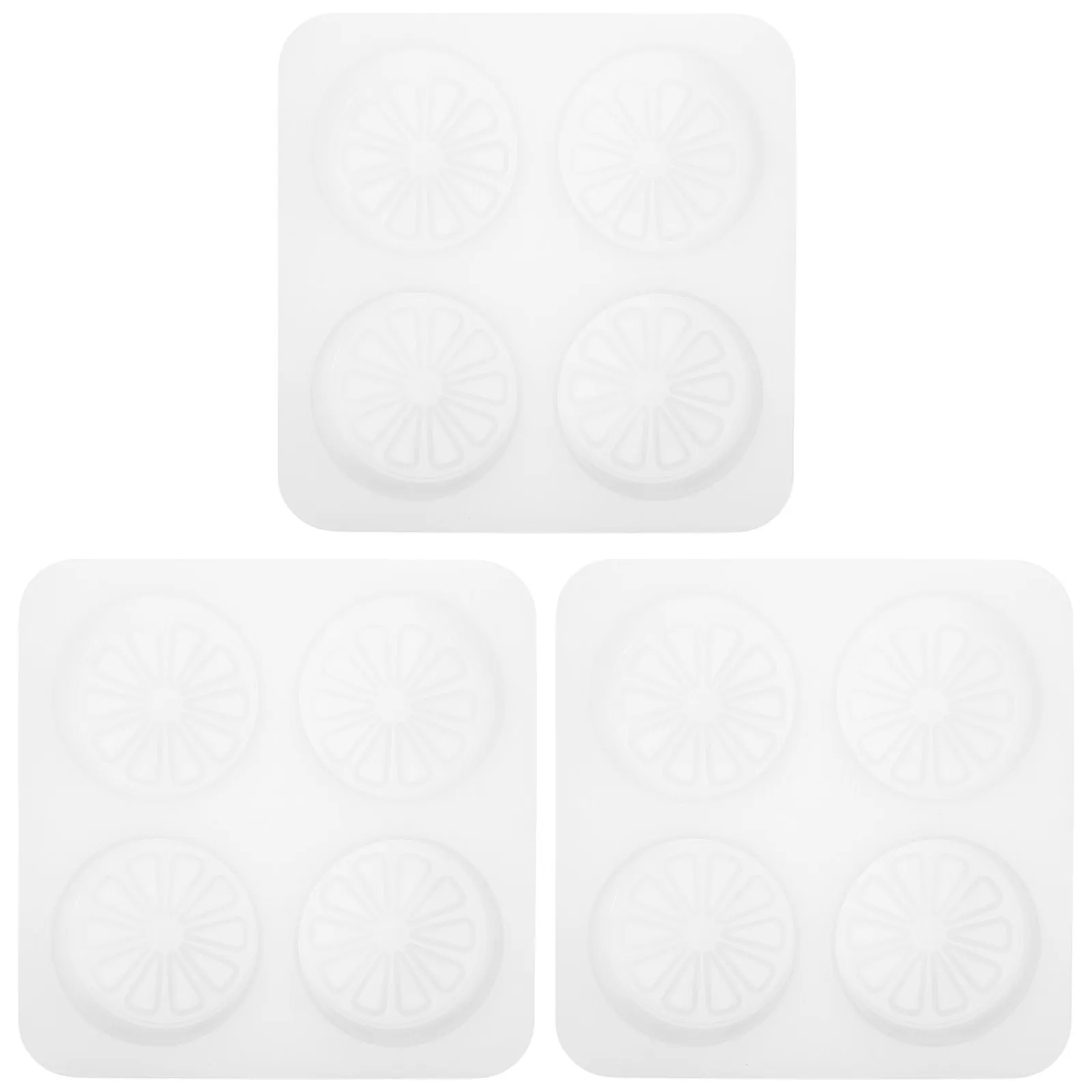 Lemon-Shaped Silicone Chocolate Mold Set – 3pcs Food-Grade Baking Molds for Candy, Soap, Fondant & Resin Crafts