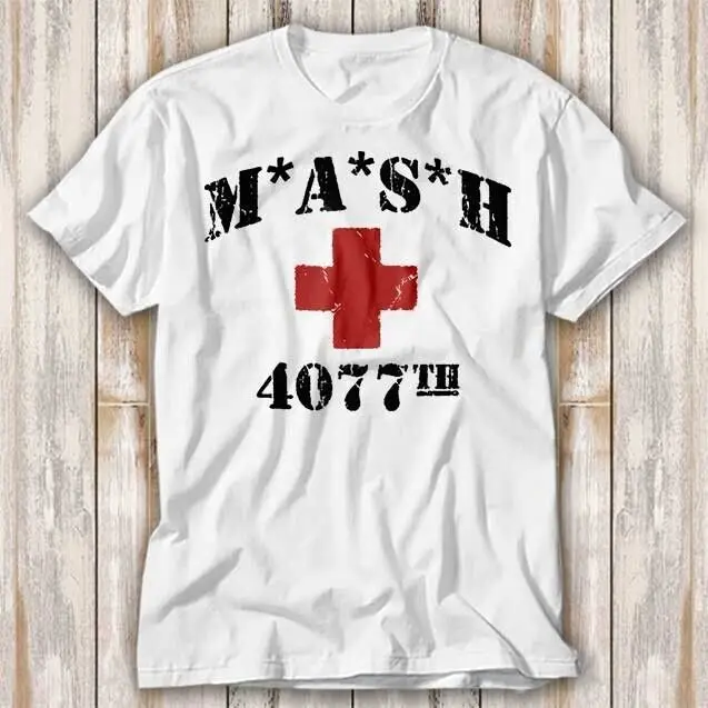 Mash 4077Th 70S Tv Series Show Usa Comedy T Shirt Top 4138