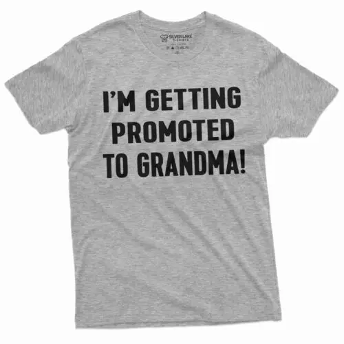 New baby announcement mom getting promoted to Grandma Shirt gender reveal tee