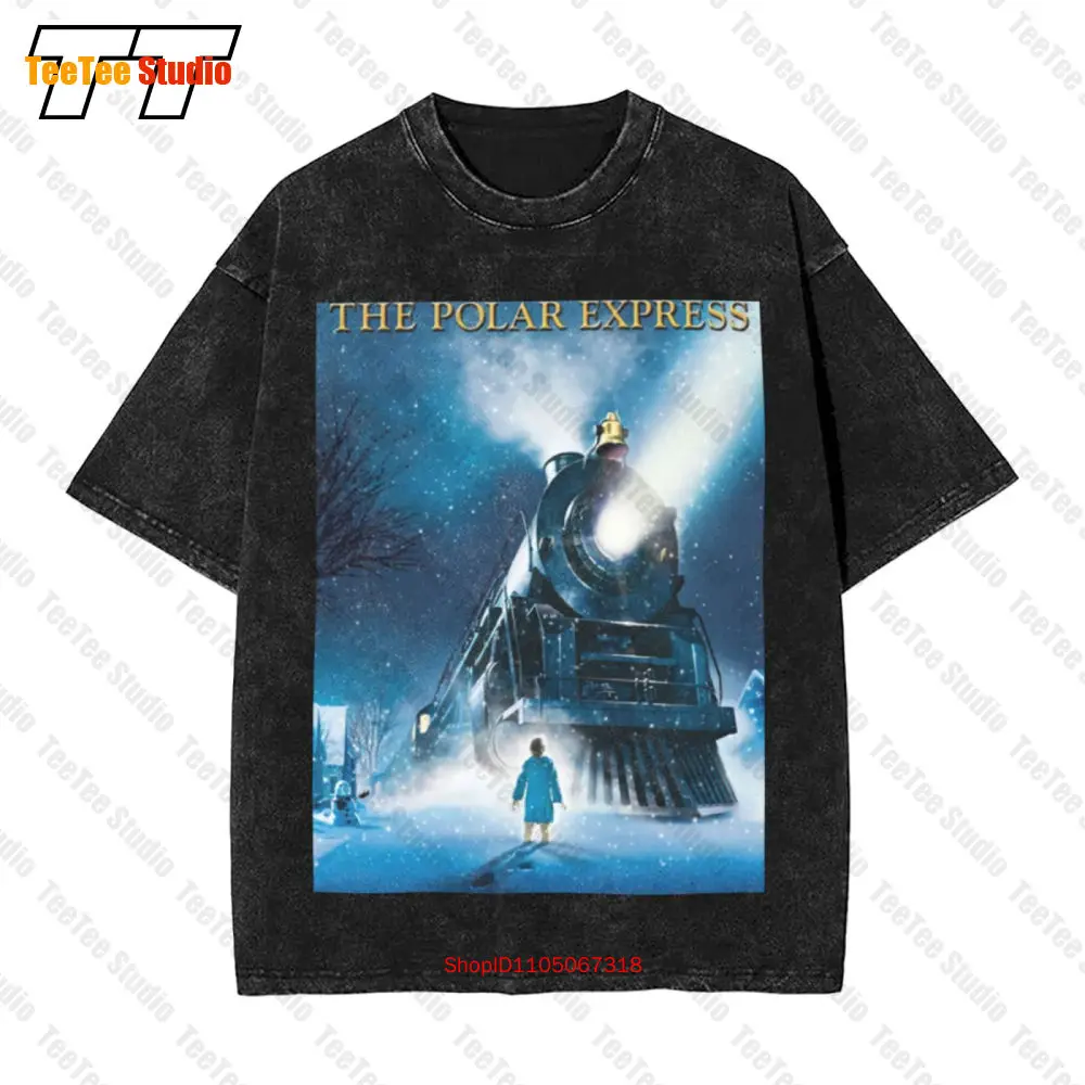 Polar Express Big Train Vintage Oversized T-Shirt GGI9