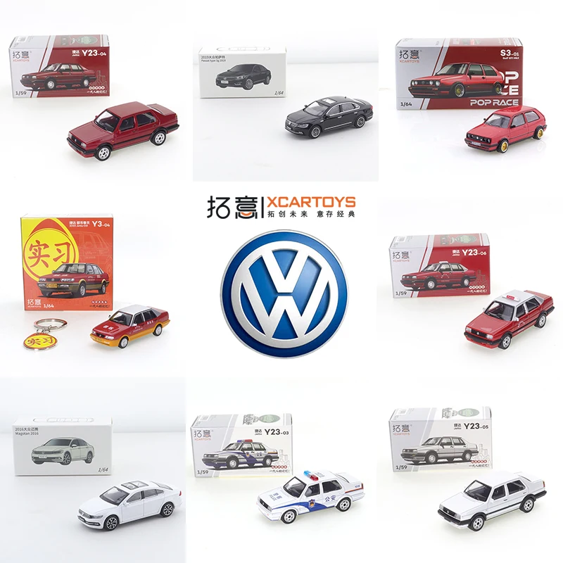 

XCARTOYS JKM Volkswagen Jetta Maiteng Passat Police Car Die-casting Automotive Model Ornaments Cas Toys