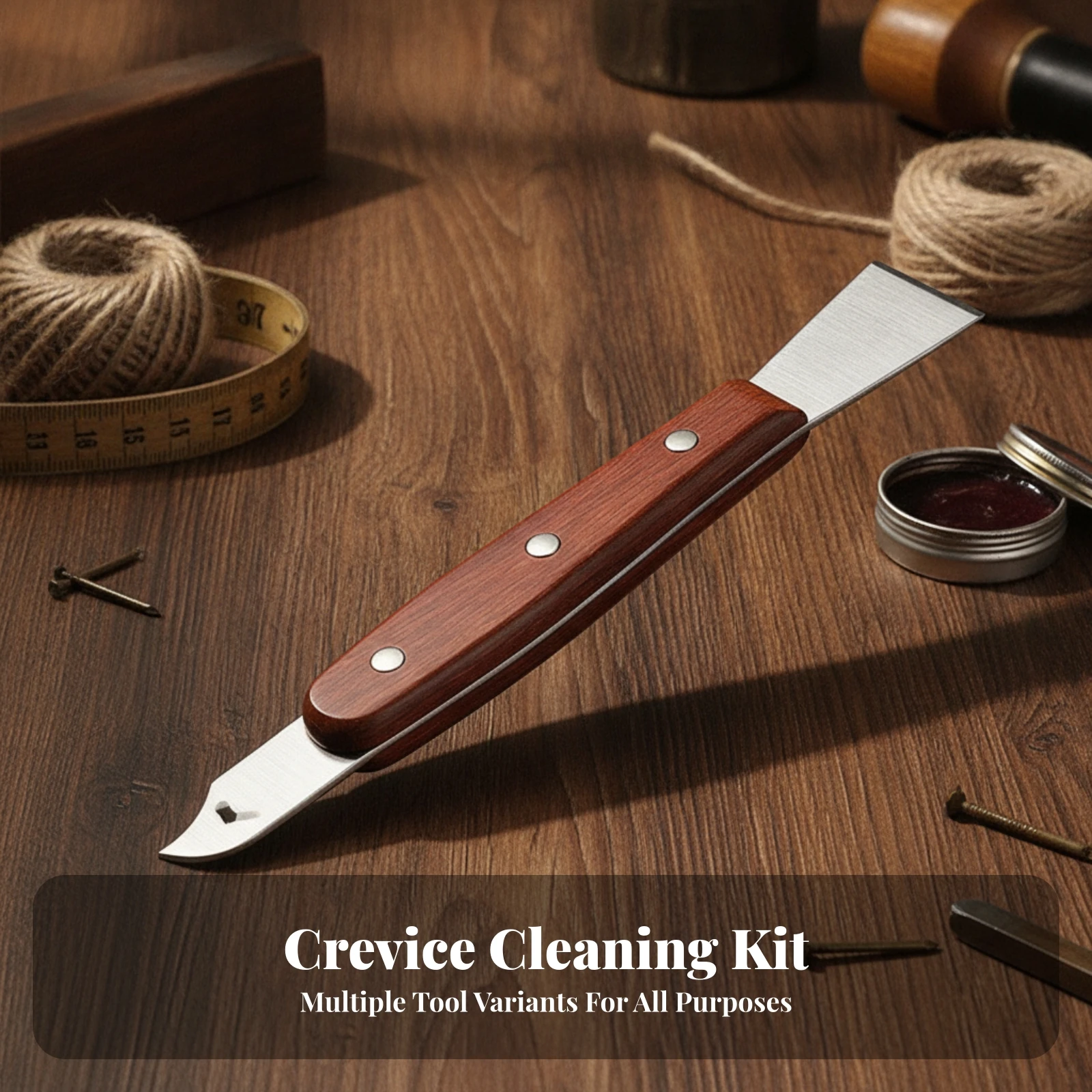 Seam-Cleaning Tool Handheld Nail-Removal Tool Grout Scraper Compact Versatile for DIYers, Tile Maintenance, Home Renovation