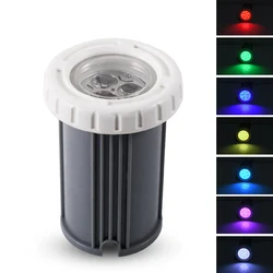 Mini LED Pool Lamps Cement Pool Plastic Pool Underwater Lamps ABS Recessed Pool Light IP68 12V Waterproof Multicolor Pool Lamps