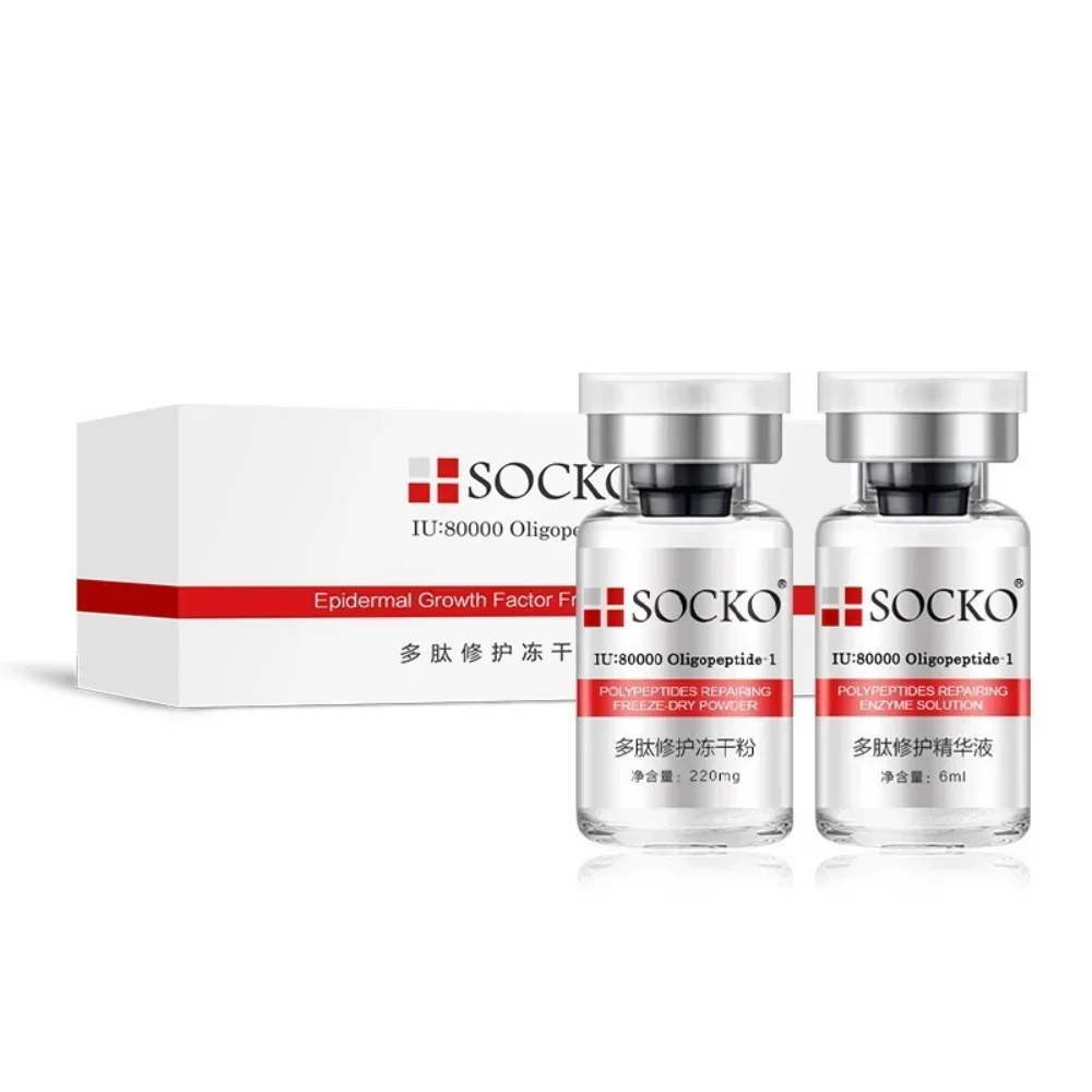 Polypeptide Lyophilized Powder 5 Pairs Shrinking Pores Brightening Repairing Hydrating Firming Anti-aging Moisturizing Skin Care