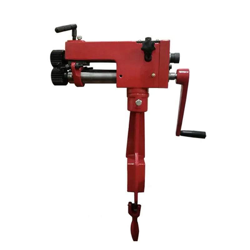 RM08 Manual Crimping Machine Winding Engraving Machine Iron Sheet Crimping Metal Roll Forming Rotation