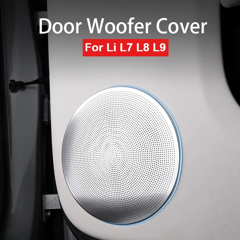 For Li LiXiang L7 L8 L9 4pcs Car Horn Hood Door Horn Sound Protection Cover Interior Accessories Fit Leading Ideal L7 L8 L9