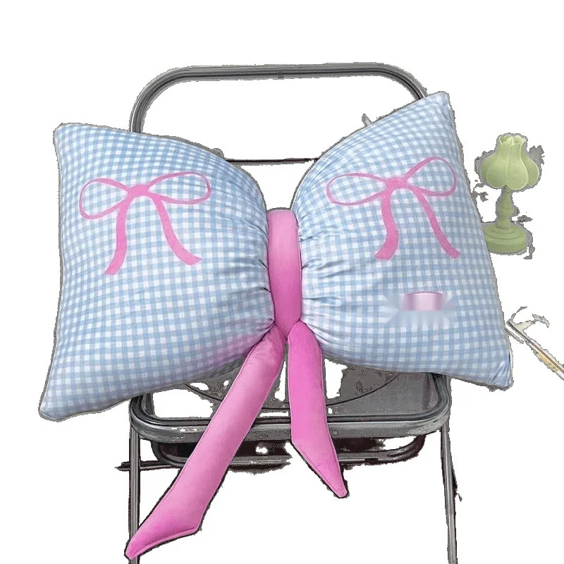 

Dopamine bow throw pillow Internet celebrity cushion, small fresh waist rest