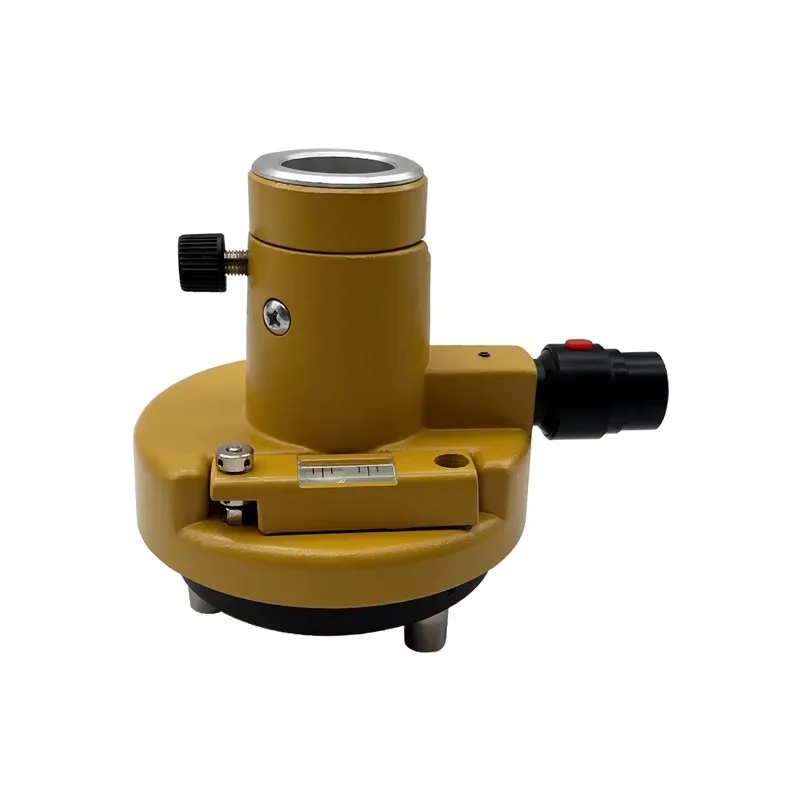 Yellow Laser Three-Jaw Tribrach Adapter Carrier With LASER Plummet Compatible Long Leveler For Prism Total Station