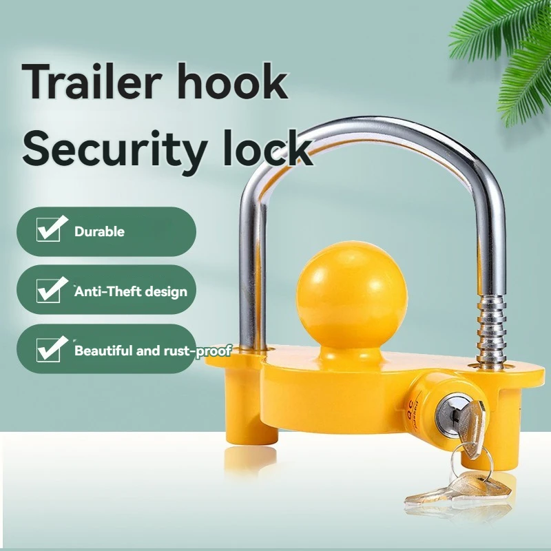 Accessories Trailer Trailer Anti-theft Lock Connector Ball Cover Lock Heavy Duty Yacht