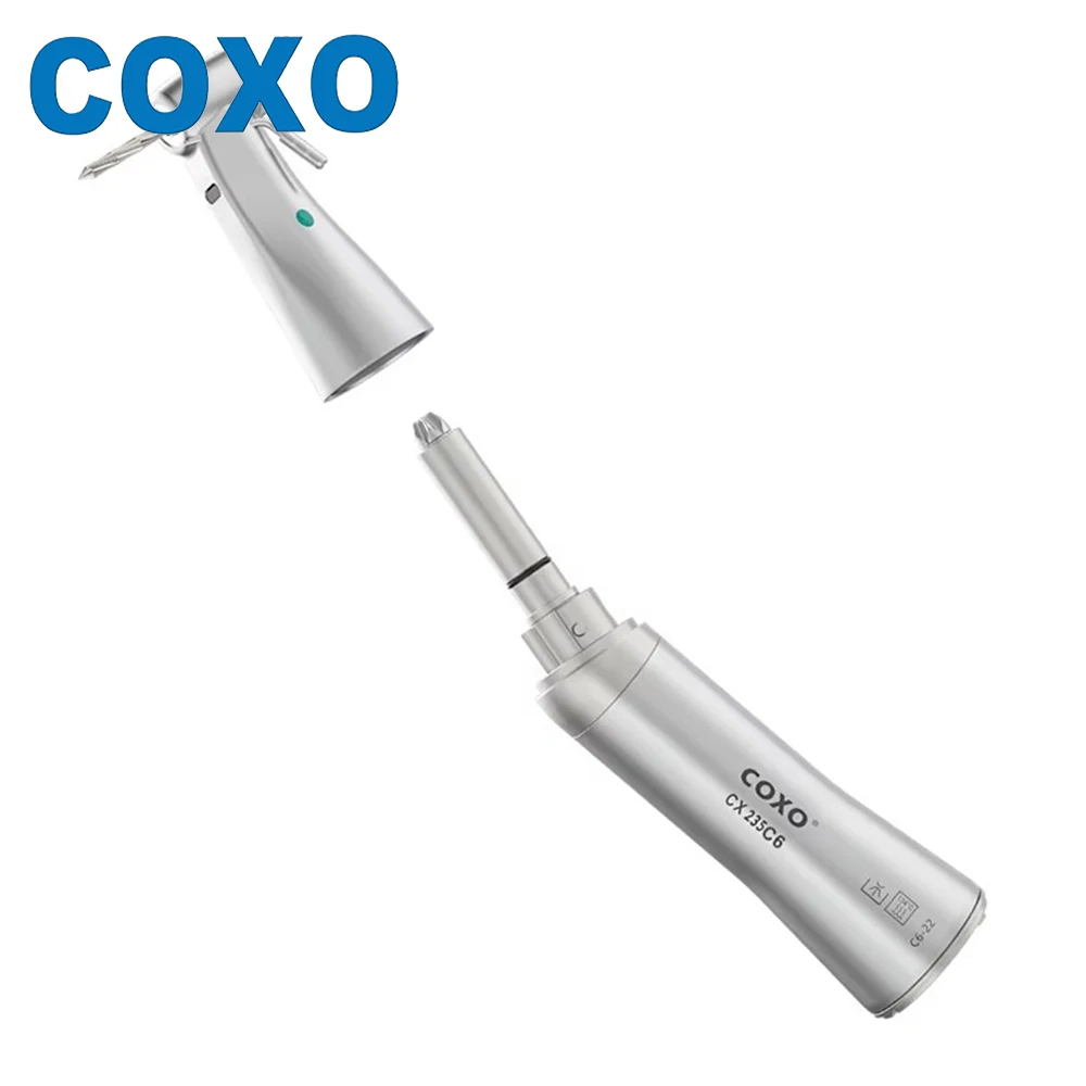 COXO Dental Handpiece 20:1 Low Speed Handpiece E Type Implant Surgery Contra Angle Handpiece Fit KAVO NSK Dentists Tool