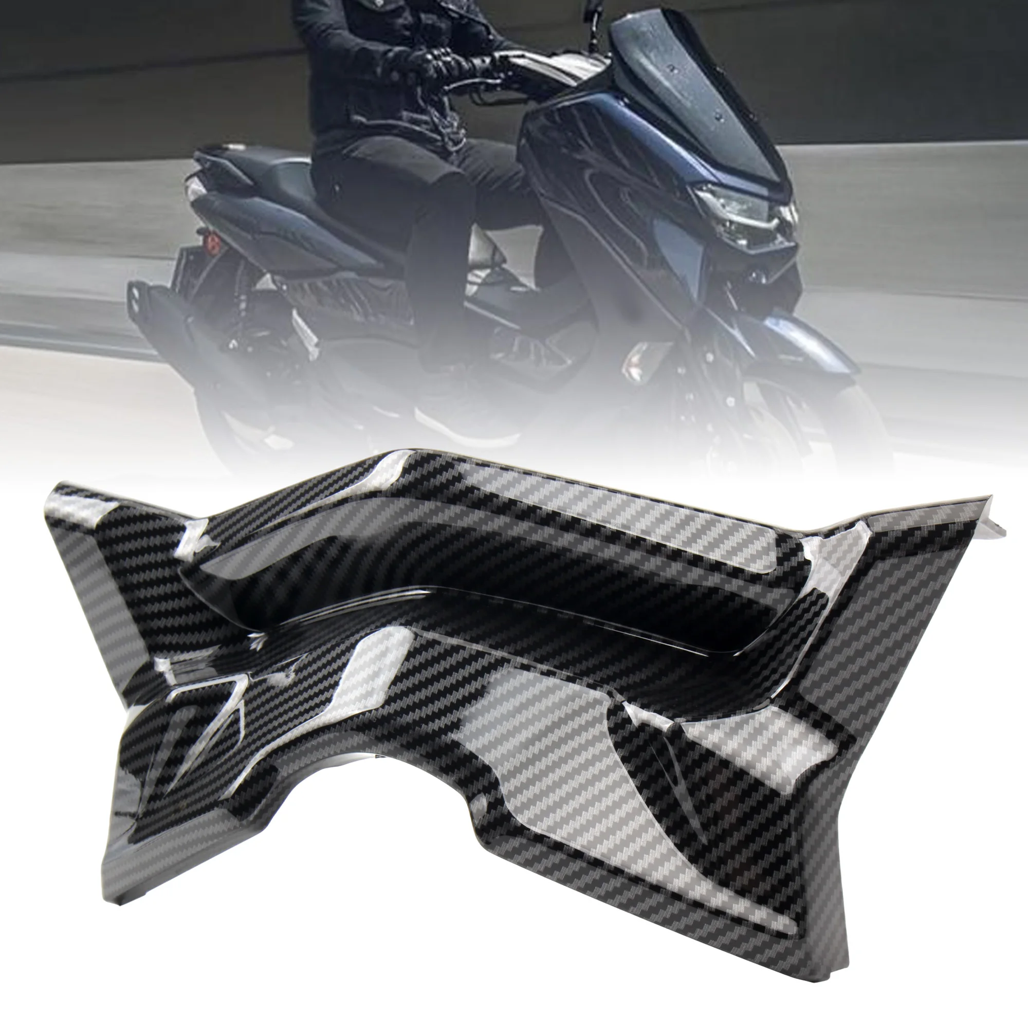 Motorcycle Winglets Aerodynamic Wing Middle Cover Front Fairing Spoiler Protector For Yamaha NMAX 155 V3 2025 Modified Parts - view 4