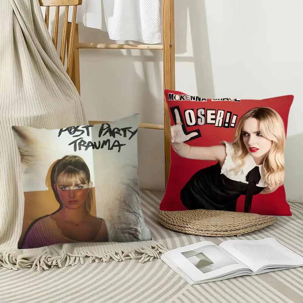 Singer M-Mckenna Grace Cushion Cover Pillow Case Short Plush Square Throw Pillow Covers Pillowcase Sofa Home Decor Gift