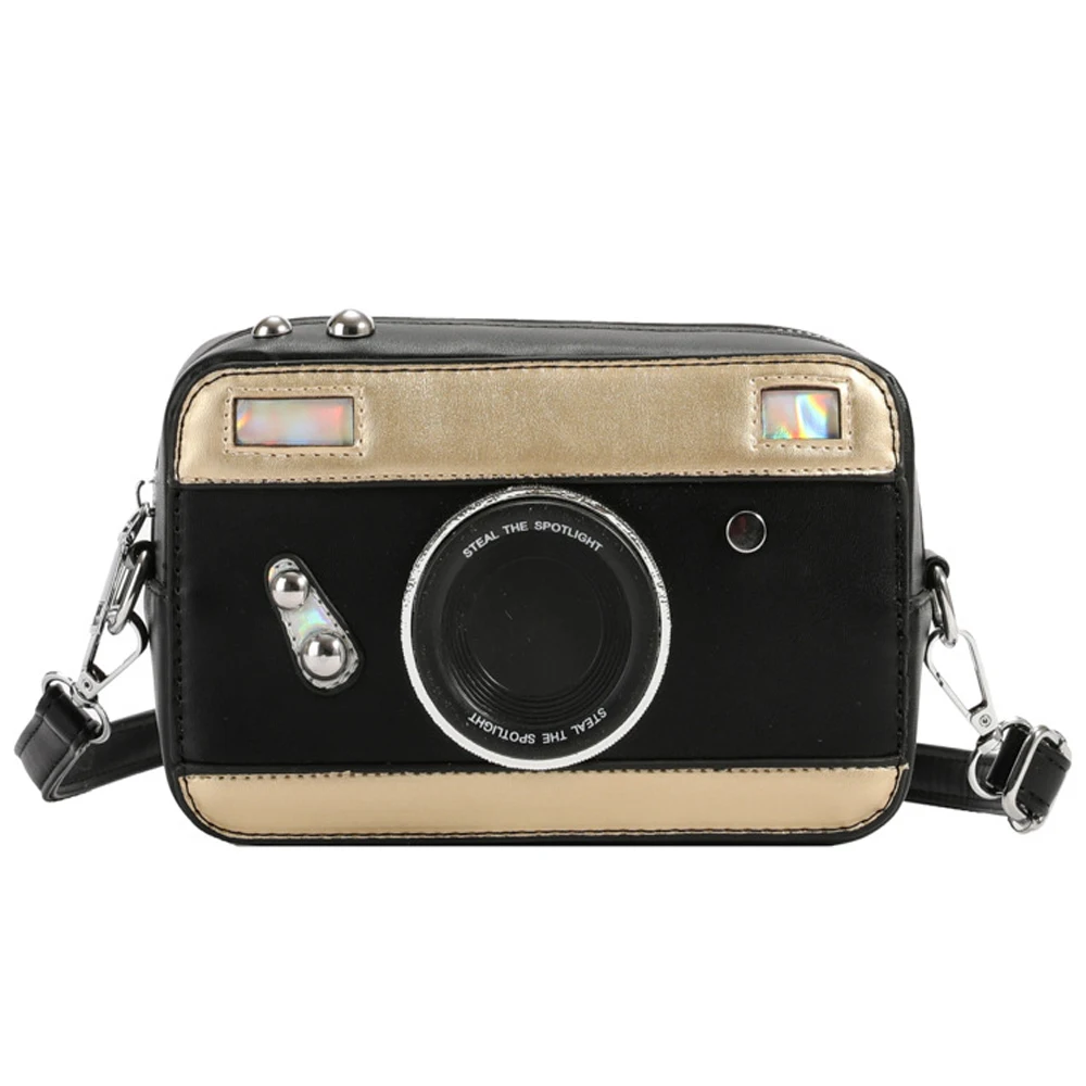 

Korean Version Trends Ladies Crossbody Bags Personality Camera Design Party Popular Fashion Color Blocking Women Shoulder Bags