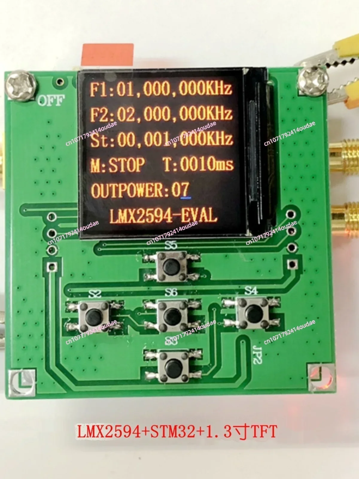 LMX2594 Frequency Synthesizer Development Board PLL Phase Locked Loop 10M-15GHz High Frequency Microwave Signal Source Factory