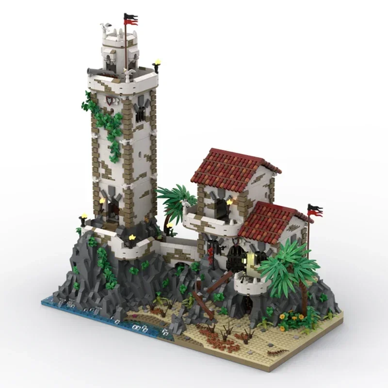 Moc Baustein Modular Old Guard Haus und Turm Modell Technologie Ziegel DIY Montage Stadt Street View Spielzeug Urlaub Geschenke