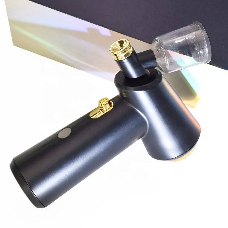 Rechargeable Compressor All-in-One Machine 3 Adjustable Pressure Anti-Clog Salon Hair Beard Makeup Sunless Tanning Airbrush