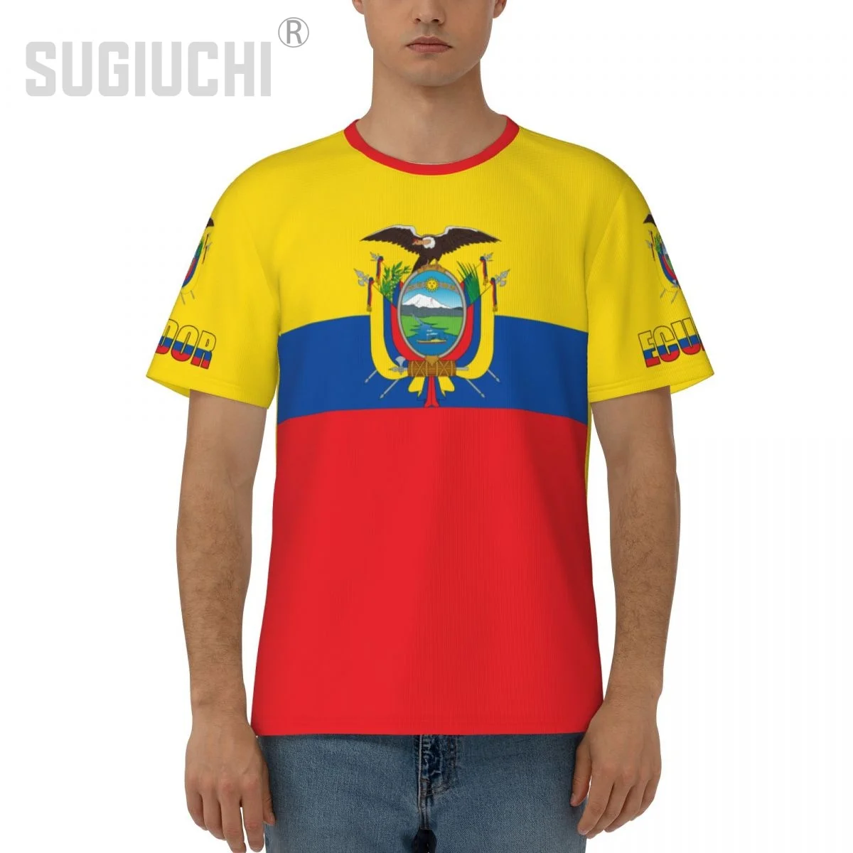 Unisex Nation T-shirt Ecuador Flag Ecuadorian T-shirts jersey For Men Women Soccer Football Fans Gifts Custom clothes tee