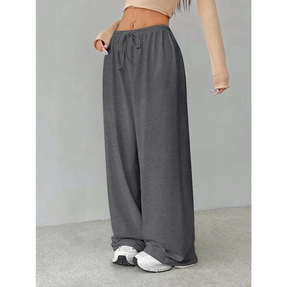 Pantalones sueltos para el hogar para mujer, pantalones sueltos de otoño e invierno, pantalones sanitarios unisex informales y cómodos, pantalones de chándal para mujer