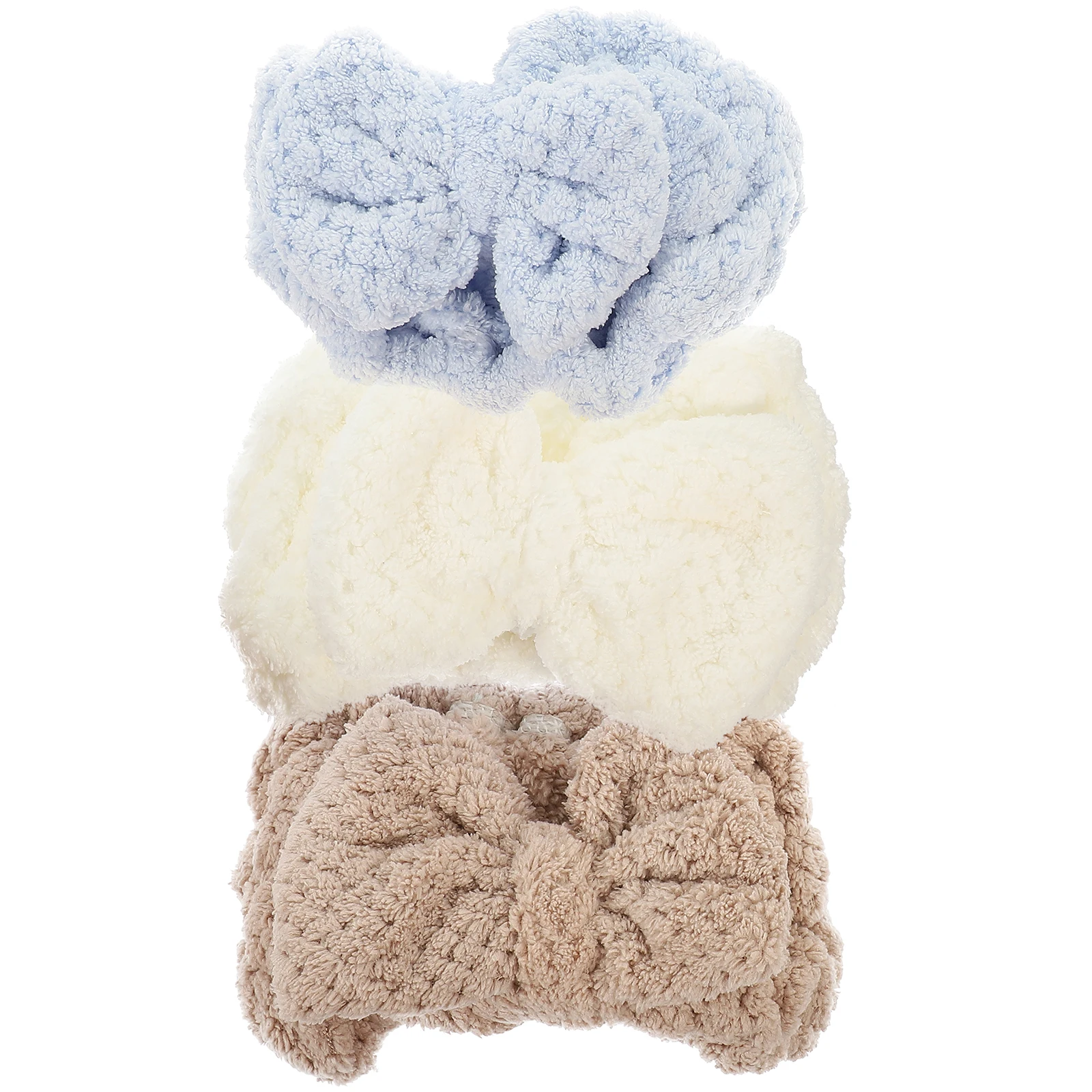 

3pcs Face Washing Soft Makeup Hairb Soft Headb s Women Bowknot Skincare Makeup Wristb Sport Wristb