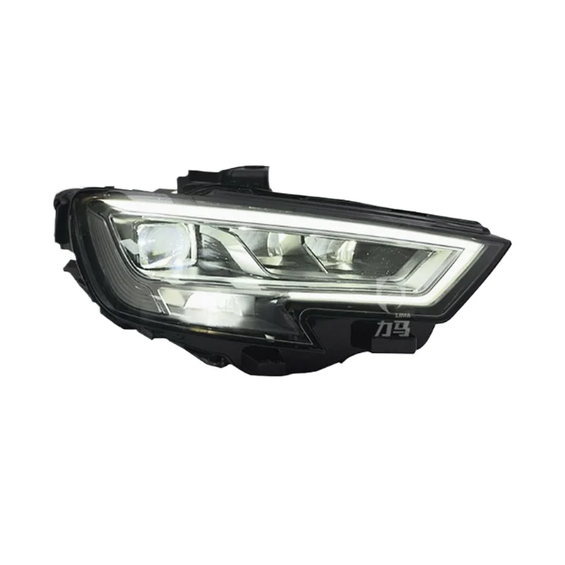 -For Upgraded PC Material 20W LED Headlight Assembly with Sequential Turn Signal for A3 8V Facelift 2017-2019^
