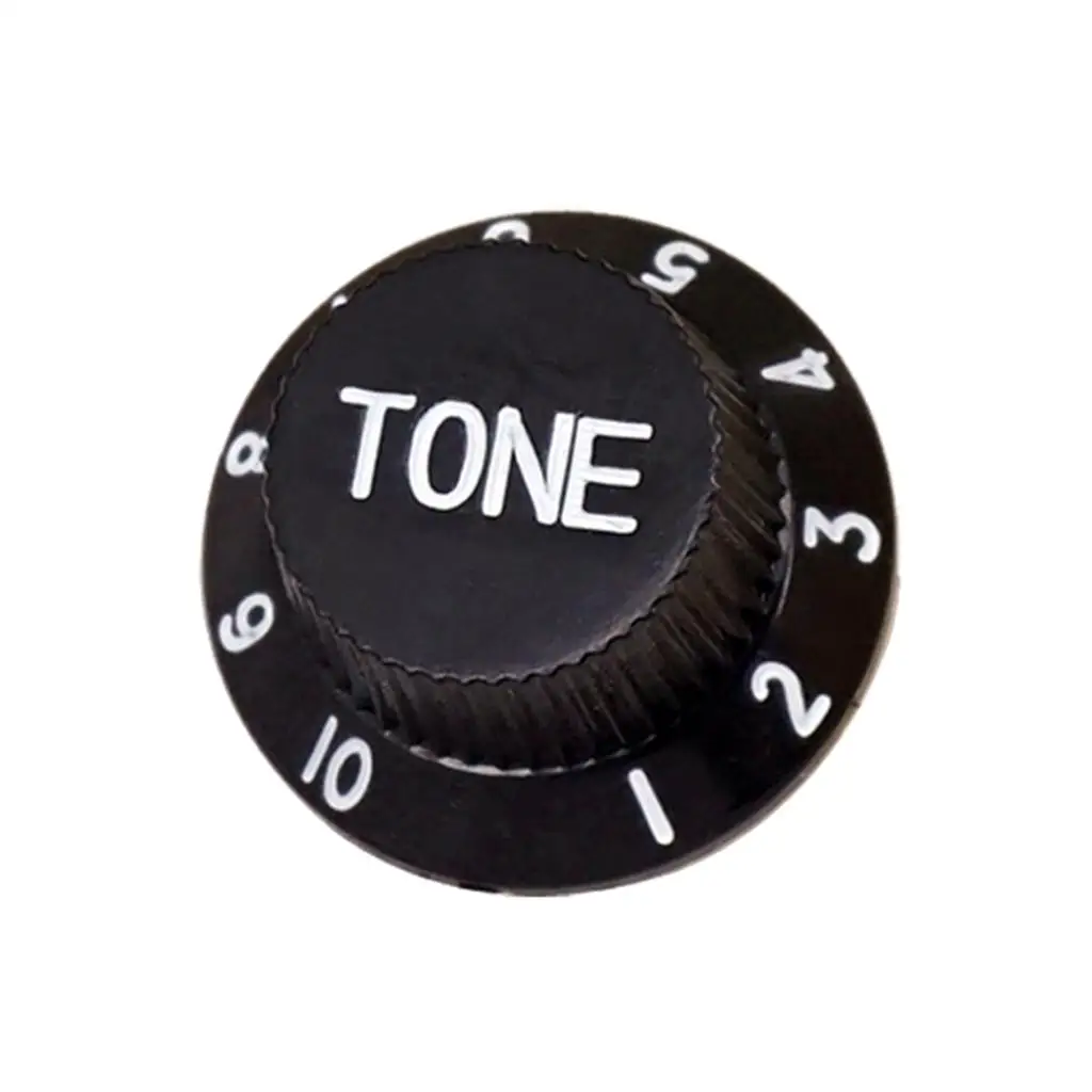 Control Knobs Rotary Potentiometer Volume Tone Knob Silver Black Set for Home Appliance and Guitar Components