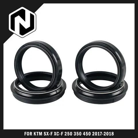 Para ktm exc 250f excf 350 sx 125 sxf 250 sxf 450 xcf 350 xcw 300 garfo selos & kit de vedação poeira 690 enduro r para husqvarna te 300