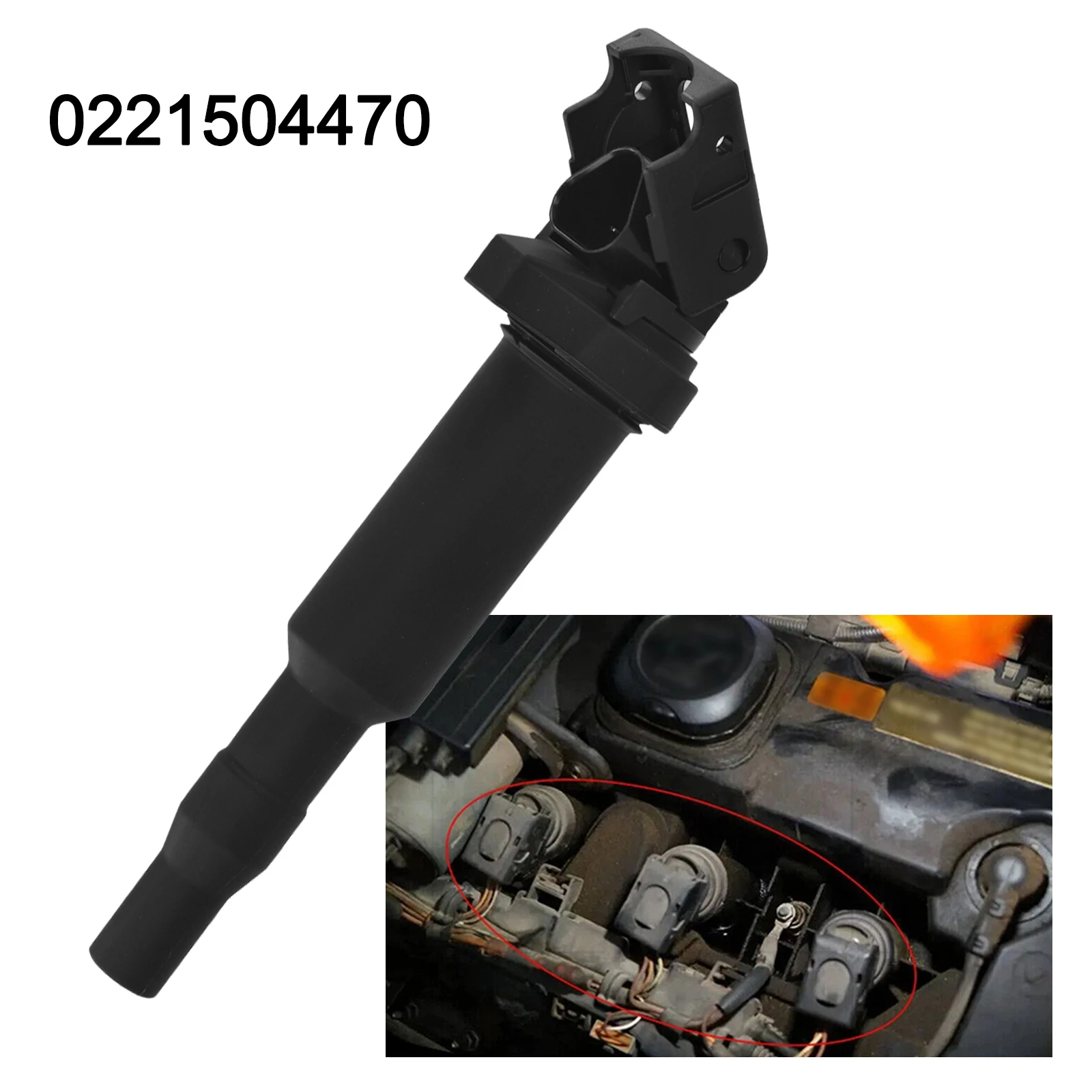 

Ignition Coil For BMW 3 5 SERIES E90 325i 320i 0221504470 12137559842 For Mini Cooper Replacement Car Part