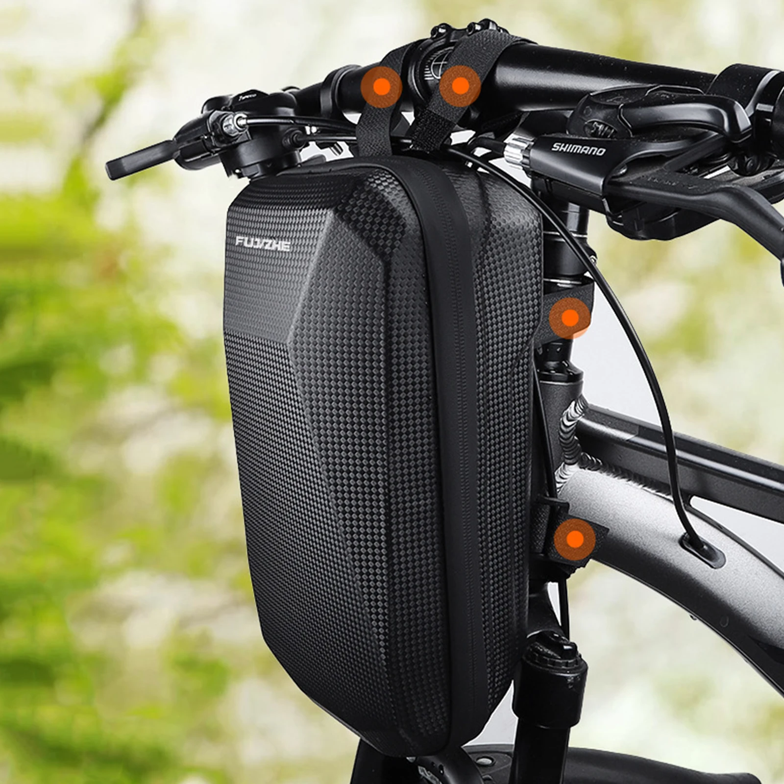 Hartschalen-Schutztasche, verschleißfest, tragbare Fahrrad-Kopftasche, staubdicht, Fahrrad-Kopf-Aufbewahrungstasche für Radfahren im Freien