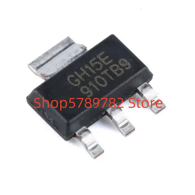 10pcs    AZ1117CH-5.0TRG1  GH15E  SOT-223