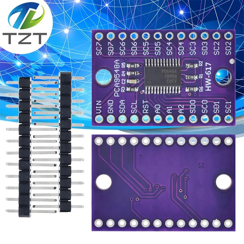 TCA9548A 1-to-8 8 way I2C 8-channel multi-channel expansion board IIC module development board 9548