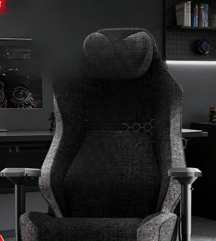Ergonomic Chair Computer Chair Sedentary Chair Waist Protection Game Chair Breathable Fleece Hemp