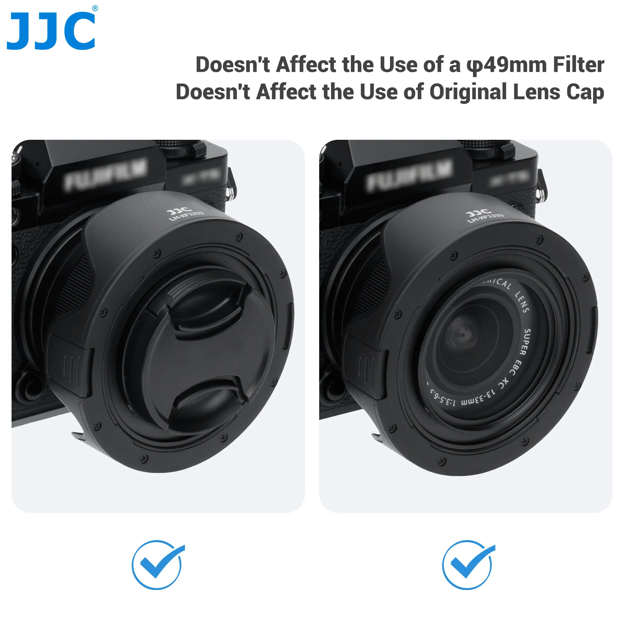 JJC Petal Reversible Lens Hood Shade For Fujifilm XC 13-33mm f/3.5
