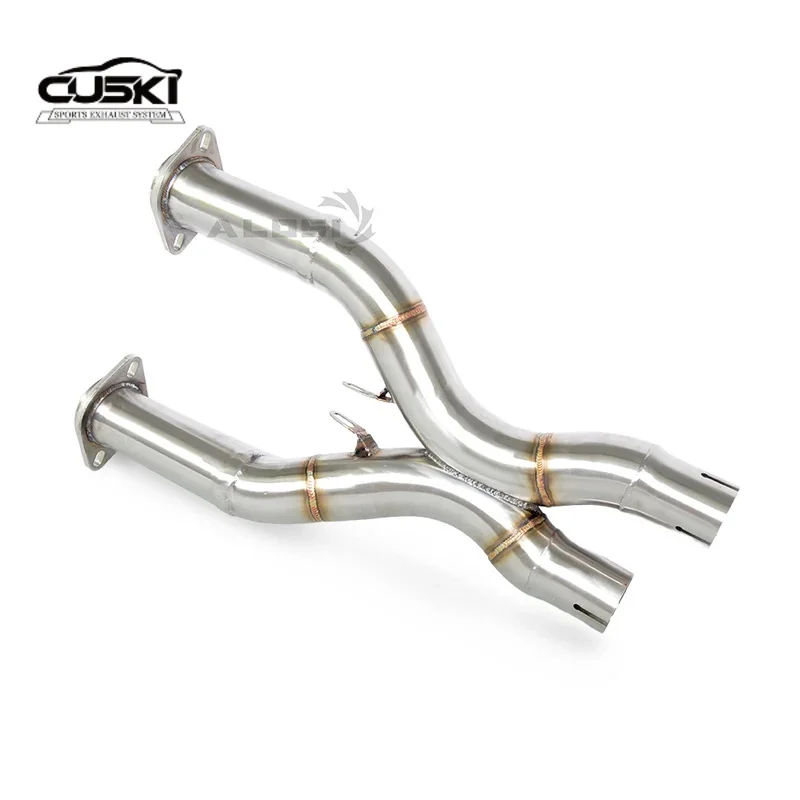 フェラーリ エンツォ 6.0L 2002-2009年式対応 キャットバック エキゾーストパイプ X型エキゾースト ステンレス製 エキゾースト継手 エキゾーストシステム