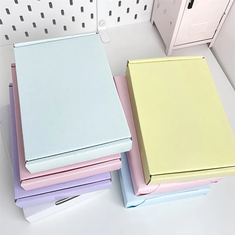 5 Stück Versandkarton aus Wellpappe zum Verpacken, Basteln, Geschenken, Kleine Unternehmen, Hochzeit, Party, DIY-Versandkarton – Detail 3
