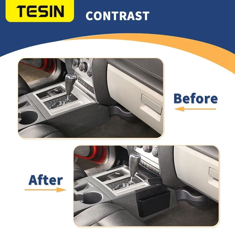 TUQPEI Tapis Boîte D'Accoudoir Voiture Pour Dodge Nitro - Coussin Confort Console Centrale