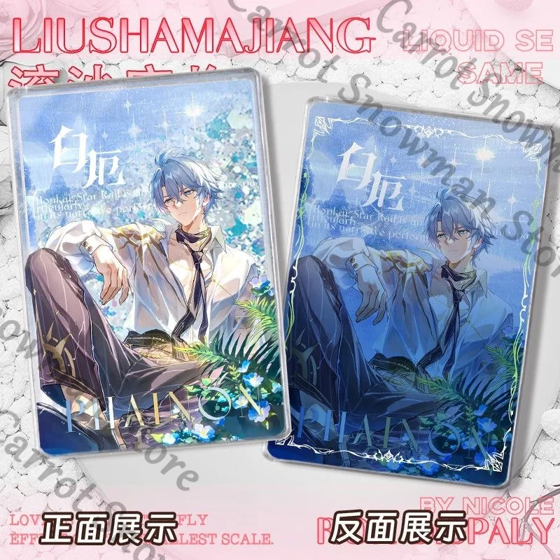 

Honkai: Star Rail Phainon Castorice Anime Game Acrylic Quicksand Mahjong Drift Sand Standing Sign Gift Cospaly Cartoon