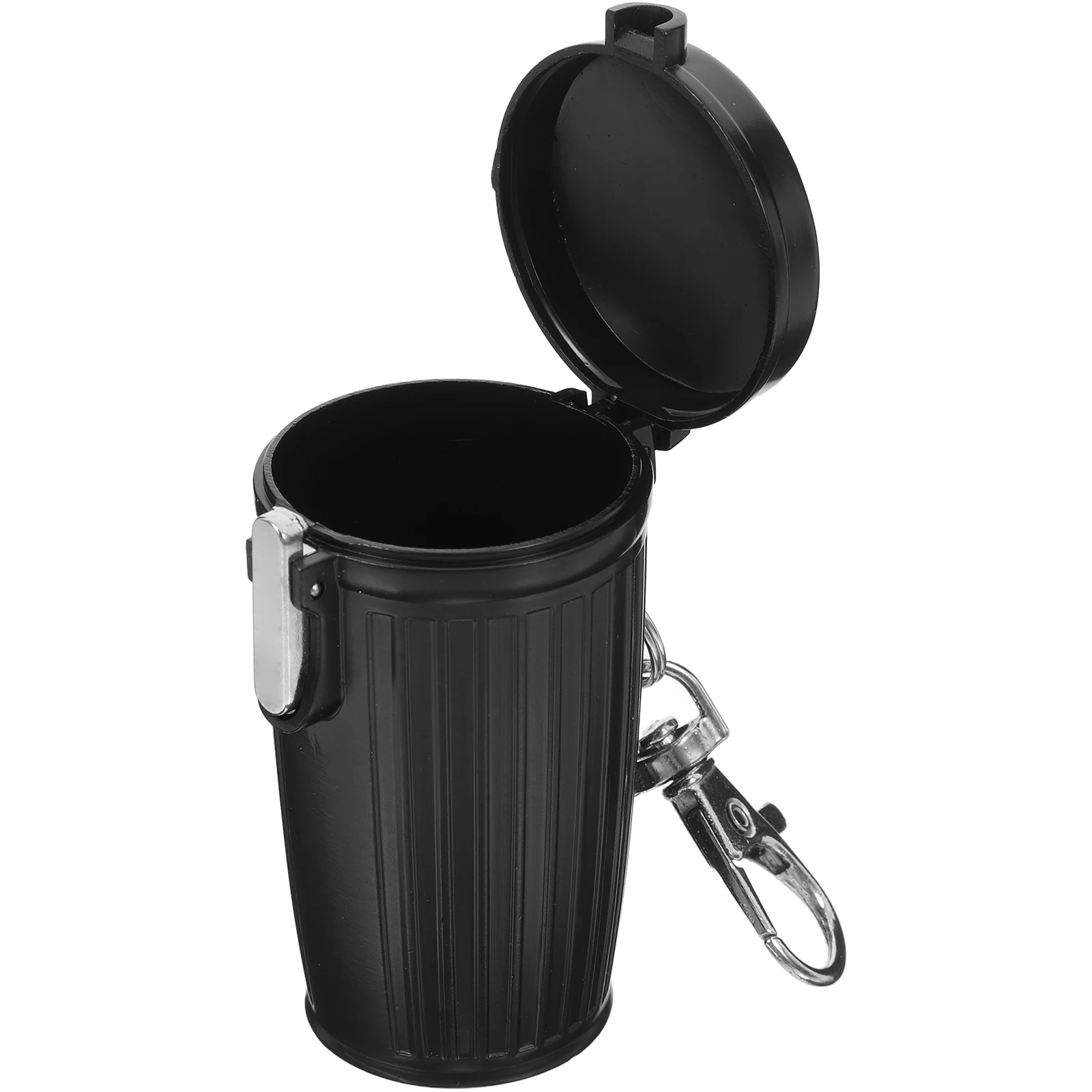 

Portable Ashtray Mini Cigarette Butt Holder Pocket Size Lightweight Sealed Lid Quick Extinguishing Outdoor Indoor Car Use
