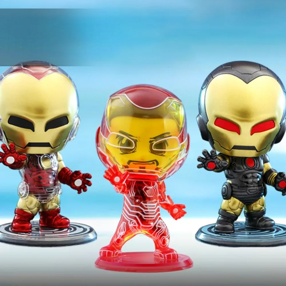 HotToys Avengers Iron Man MK50 Action Figures Nano Cannon Edition/Hologram Plating Edition Collectible COSBABY Figure Head Sway