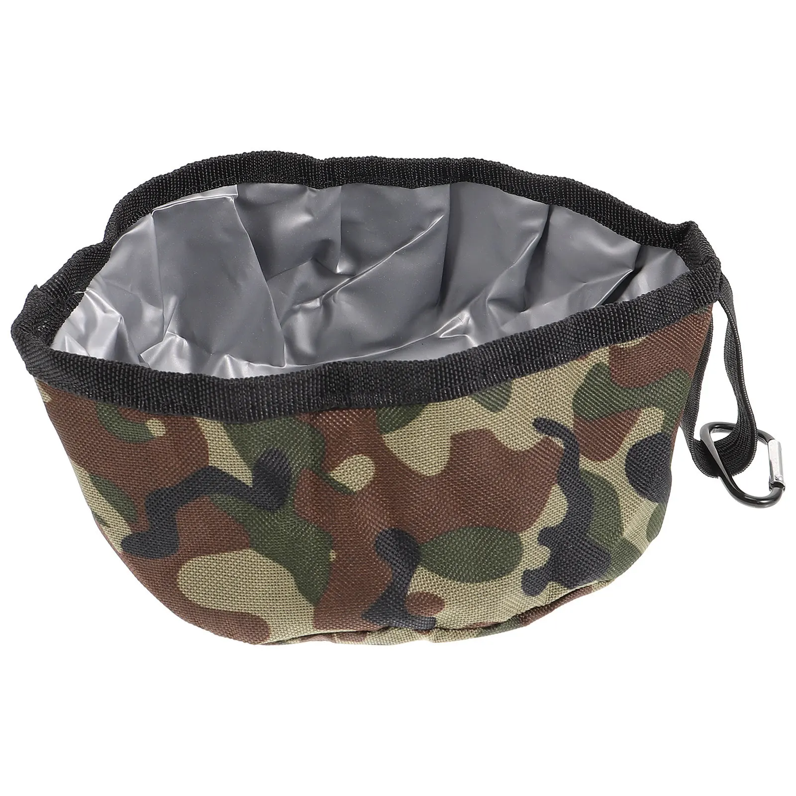 

Waterproof Pet Bowl Foldable Portable Dog Food Container for Outdoor Travel Oxford Cloth Pvea Material Quick Saving