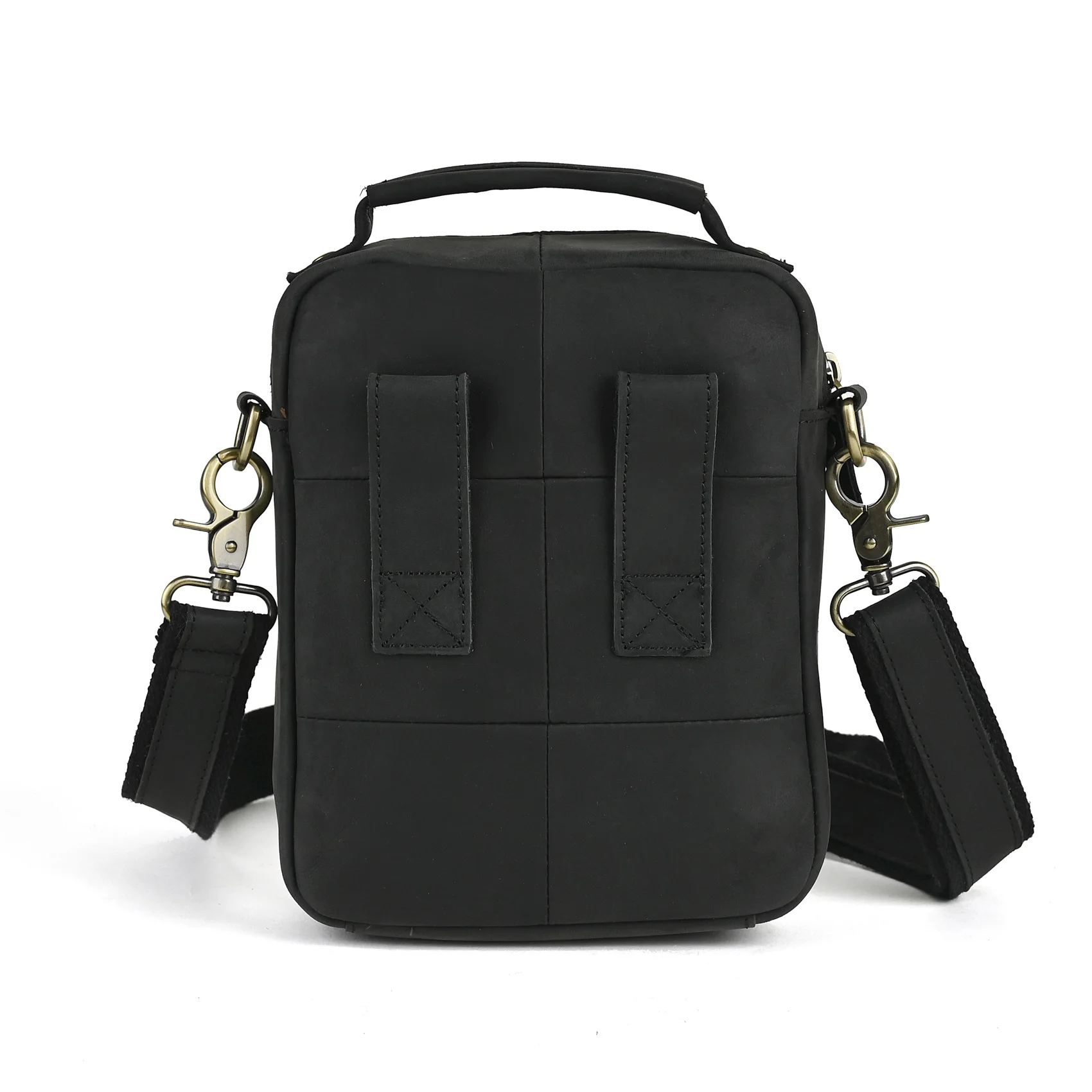 Leather Men Multifunction Casual Fashion Shoulder Messenger Crossbody Bag Designer Mochila Waist Belt Pack Tablet Bag Pouch 2074