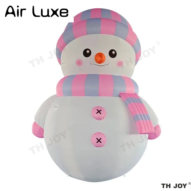 Fast Air Shipping  Merry Christmas Giant Inflatable Snowman Outdoor Decoration with LED Light Home Yard Garden Festive Decorate view 5