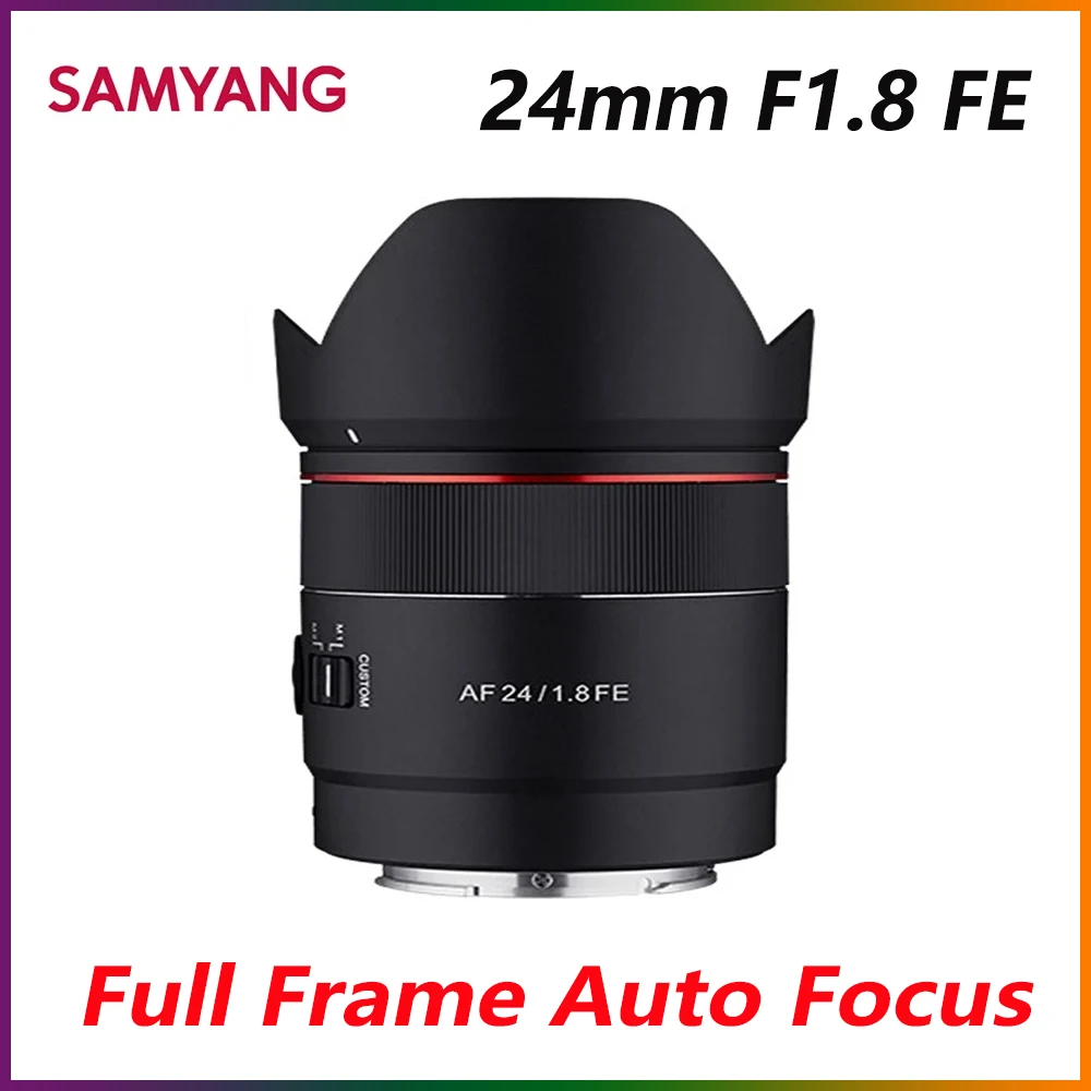 Samyang AF 24mm F1.8 FE Lens For Sony FE Micro-single Camera A7RIII A7 For Scenery Starry Sky Night View Full Frame Auto Focus