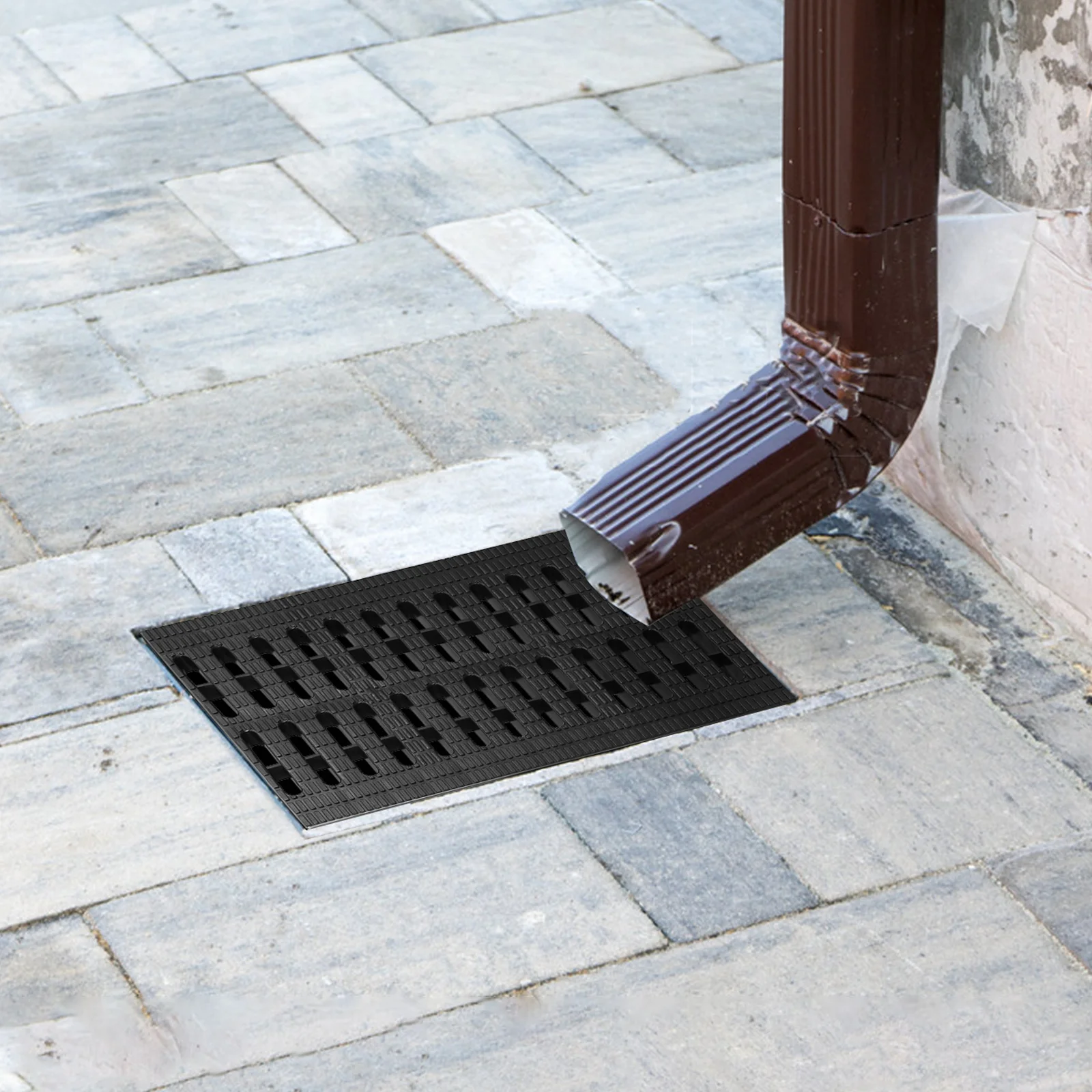 

Outdoor Drain Grate Heavy Duty Plastic Trench Cover for Garage Floor Drain Channel Kitchen Sewer and Landscaped Areas Fast Flow