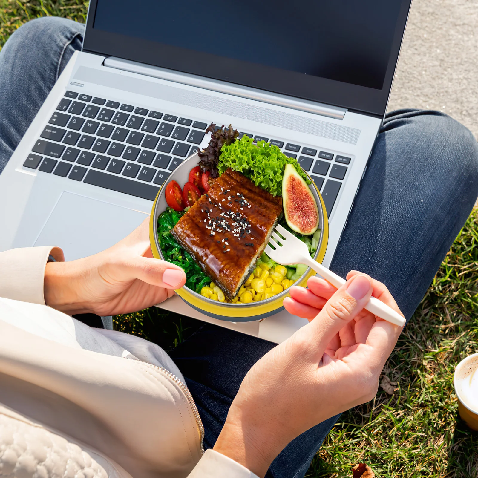 

Thermal Bento Box High Quality Safe Material Compact Design Lunch Case for Snack Fruit Salad Rice Outdoor Picnic