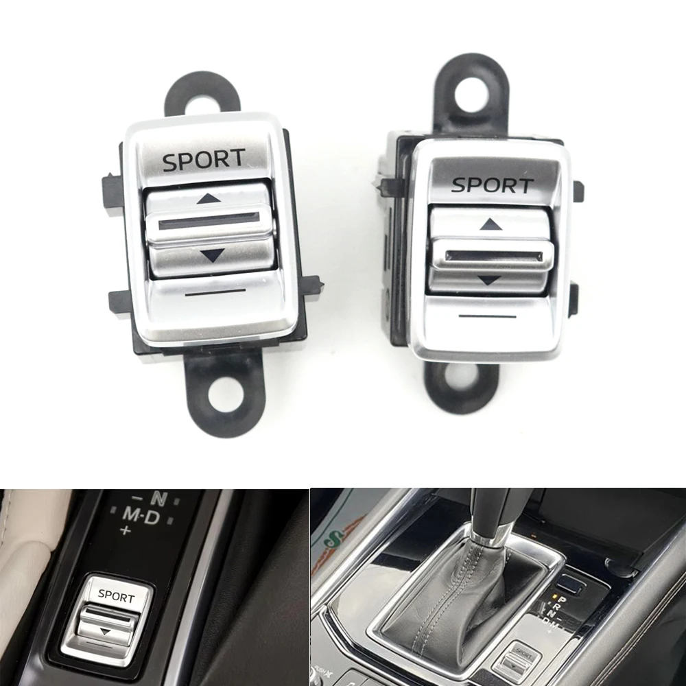 

LHD Or RHD Car Silver Sport Button Center Console Drive Mode Control Switch For Mazda 3 6 CX-5 CX-3 CX-9 GMJ666YK0 G46C66YK0