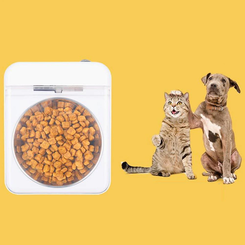 

Smart Pet Feeder Automatic Open Lid Automatic Pet Feeder Bowl With USB Charging Led Screen Cat Food Feeder