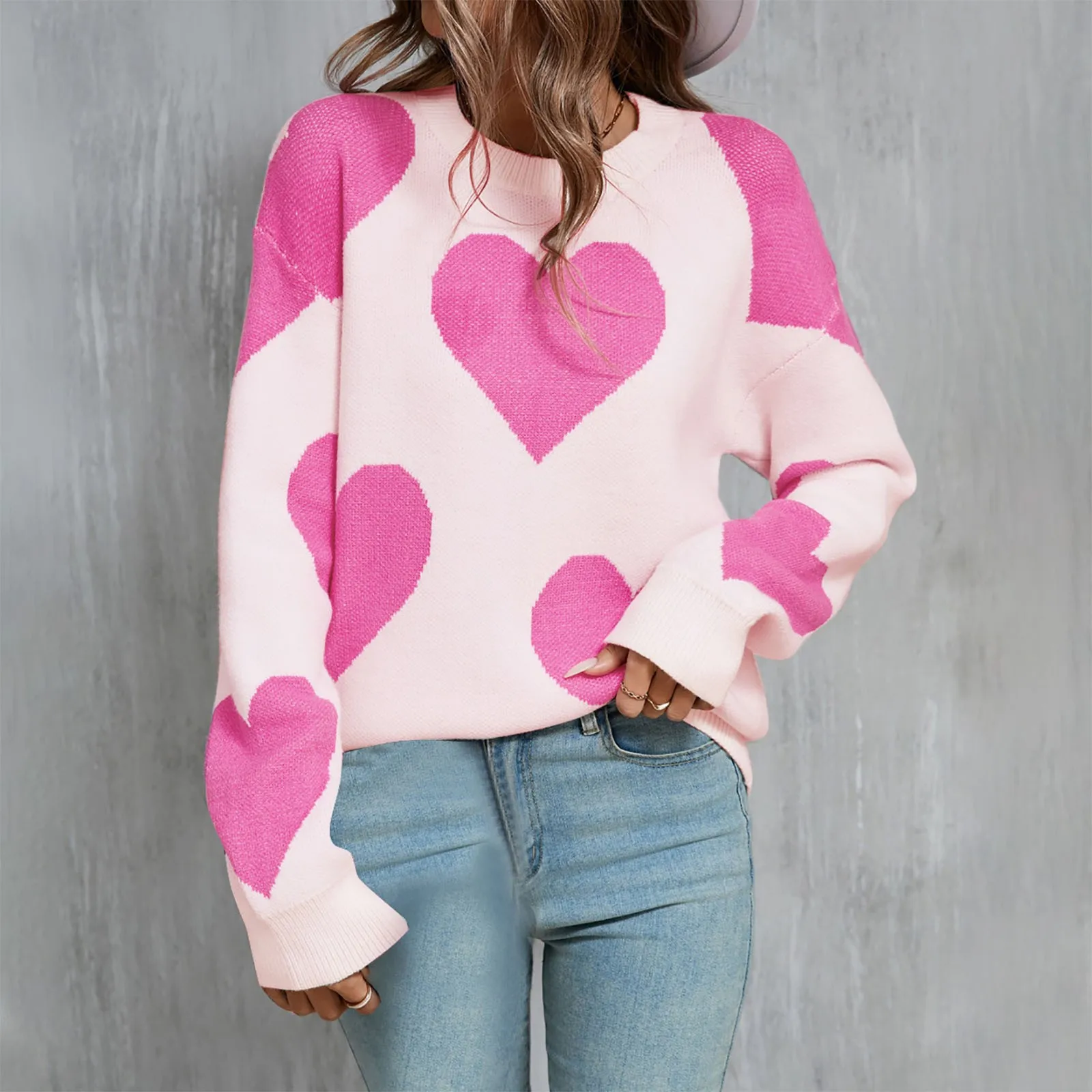 

Женский новый вязаный Модный пуловер, свитер, мужской длинный свитер, пуловер, свитер для работы для женщин