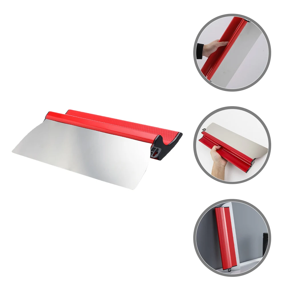 

Scraper Tool 40cm Red Drywall Smoothing Spatula Cement Trowel Plasterboard Finishing Wallboard Tools Rendering Plastering