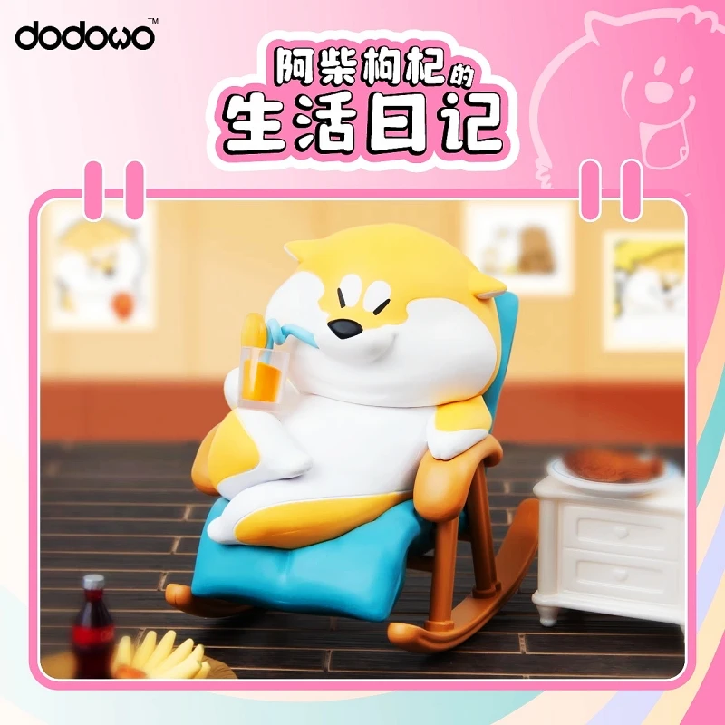 

Shiba Inu Wolfberry Life Diary Blind Box Toys Mystery Box Toys Mystery Box Cajas Misteriosas Figures Kawaii Dolls Surprise Gifts